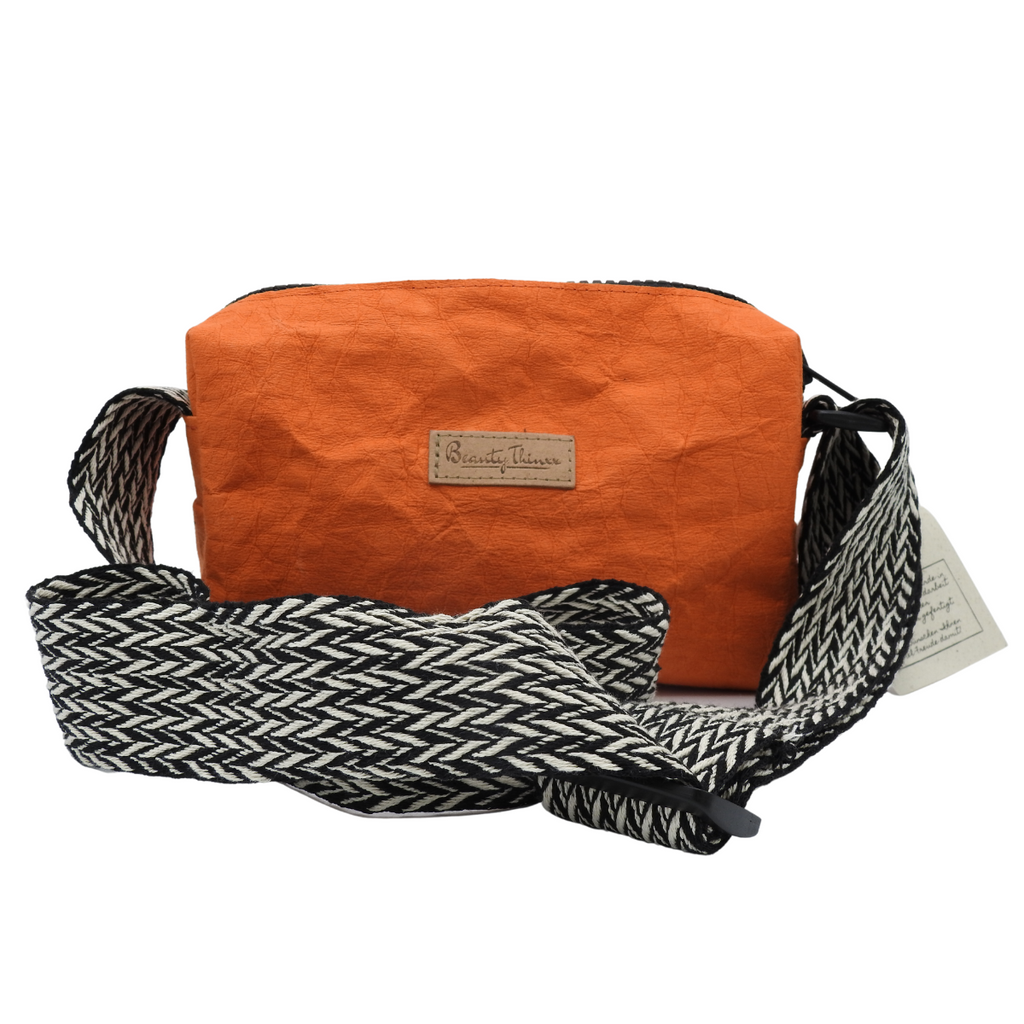 Nachhaltige Schulter Tasche Polly Nature Mango