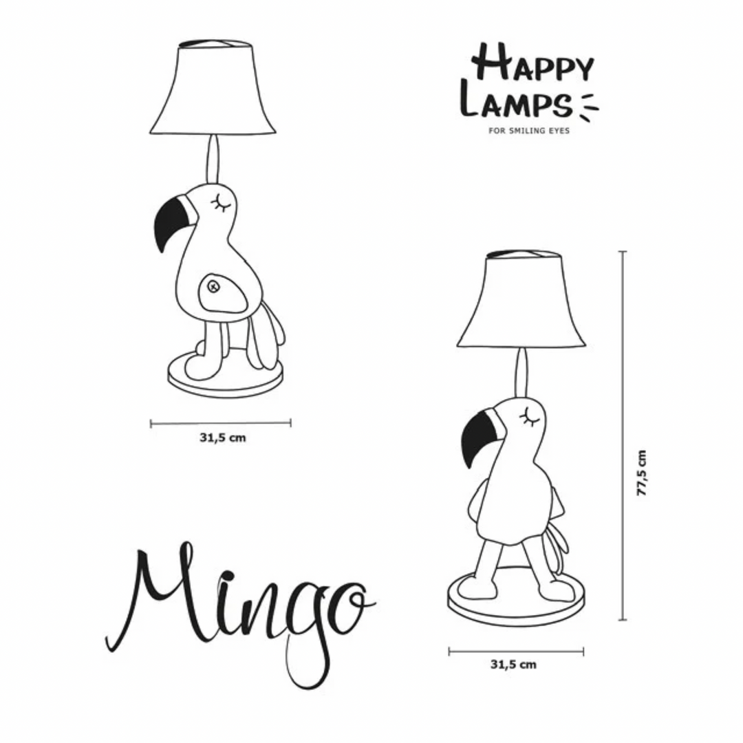 Mingo | Dekolampe Tischlampe - EINZELSTÜCK