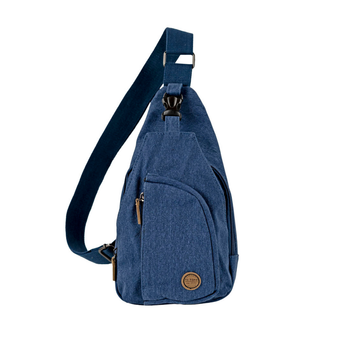 Black canvas sling bag sales