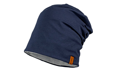 Jersey Wende-Beanie Uni Navy