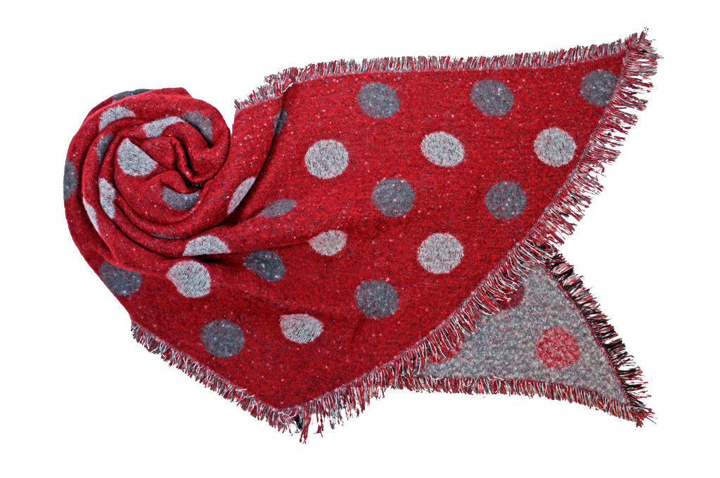 XXL Trapez-Deckenschal „Pünktchen“