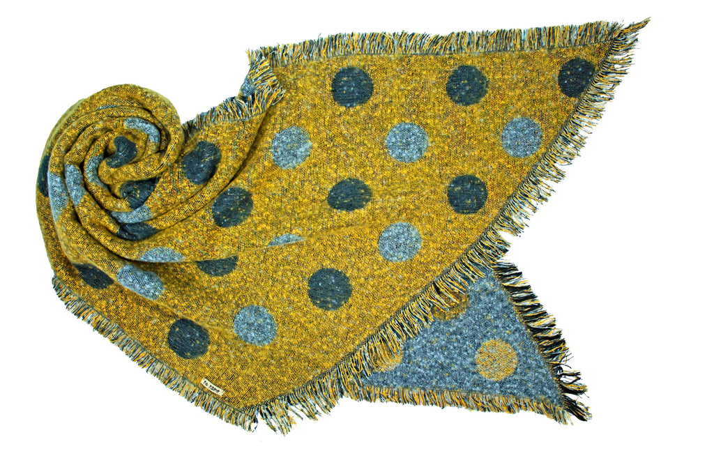 XXL Trapez-Deckenschal „Pünktchen“