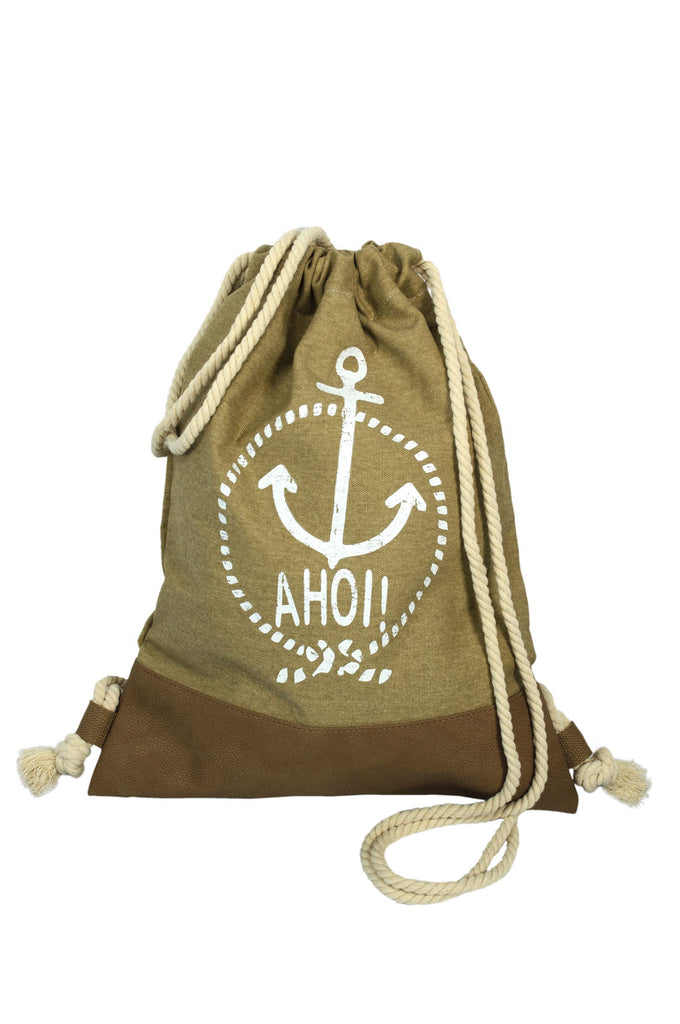 Lieblingsträger Turnbeutel Ahoi Sand