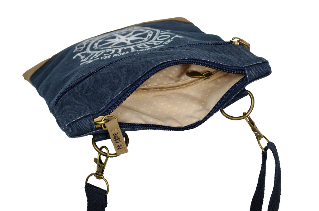 Crossbag Tasche Nordlicht Navy Beispiel