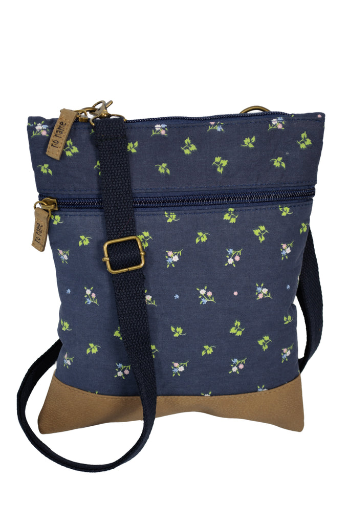Crossbag Tasche Blümchen Navy