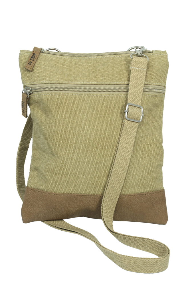 Crossbag Tasche Uni Sand
