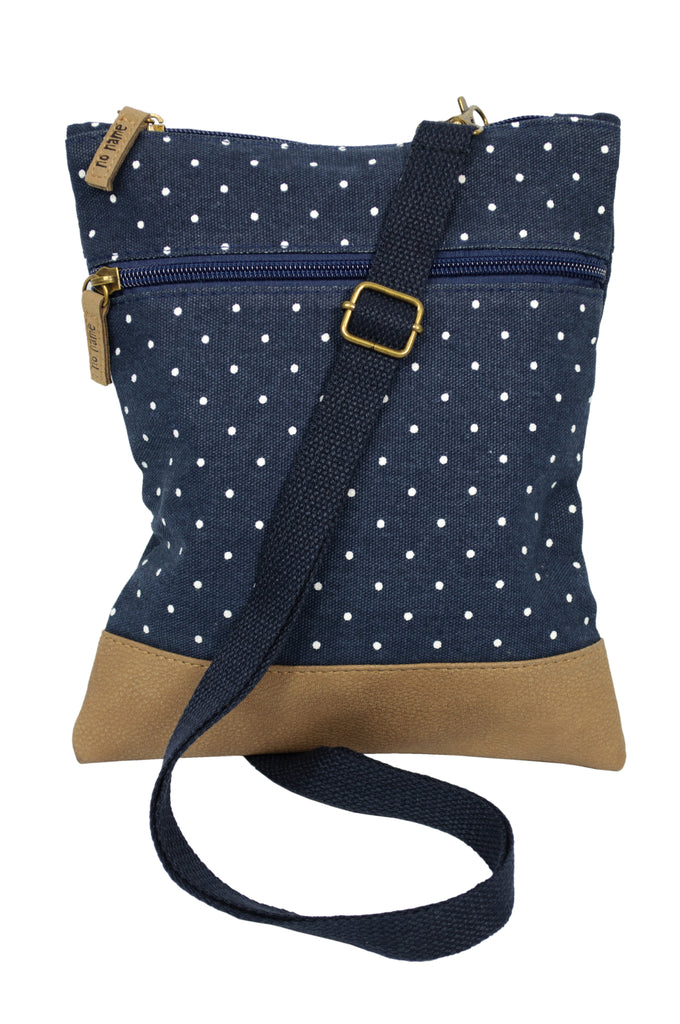 Crossbag Tasche Pünktchen Navy