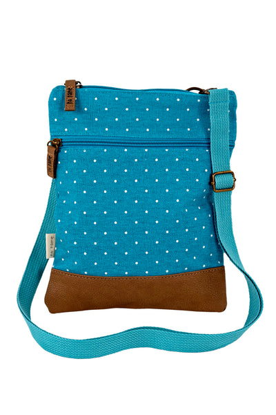 Crossbag Tasche Pünktchen Blau